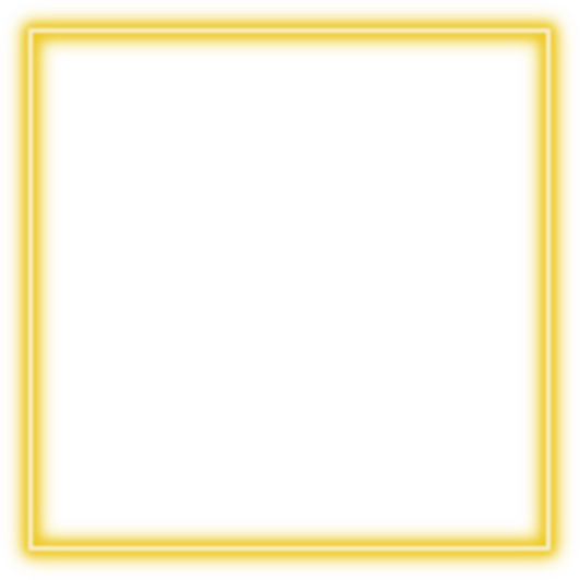 Yellow Neon Square Box